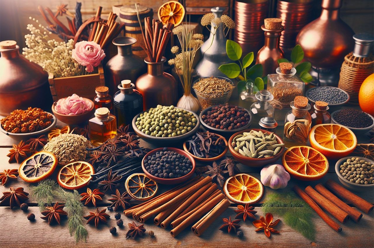 Botanicals in Spirituosen: Die vielfältige Rolle von "Drogen" in der Brennerei