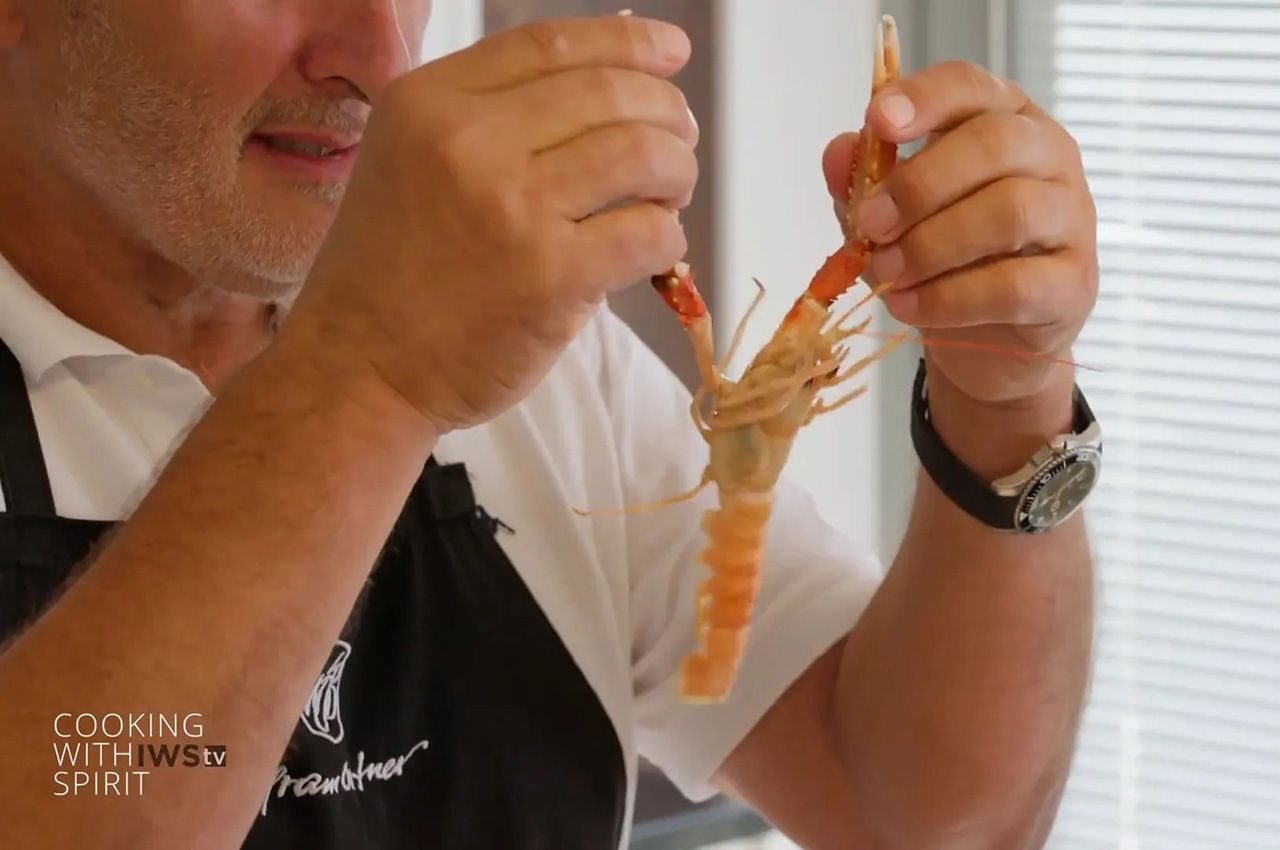Adriatic Scampi Crudo with Yellow Muscatel — A Minimalist Recipe